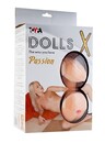 Кукла надувная Dolls-X Passion, Блондинка. Кибер вставка: вагина-анус. 117012
